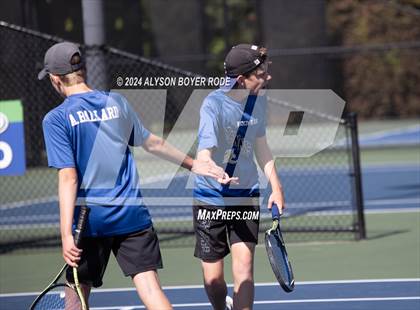 Thumbnail 2 in NCHSAA 1A Finals (Doubles) photogallery.