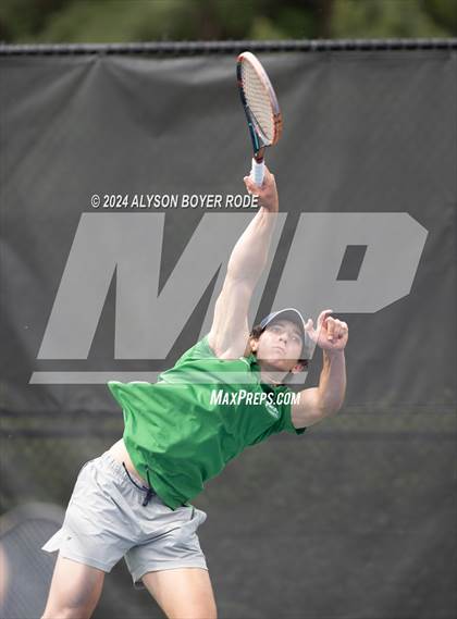Thumbnail 1 in NCHSAA 1A Finals (Doubles) photogallery.