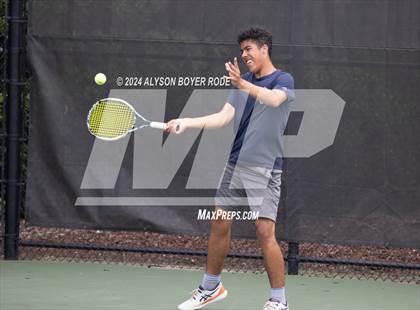 Thumbnail 1 in NCHSAA 1A Finals (Doubles) photogallery.