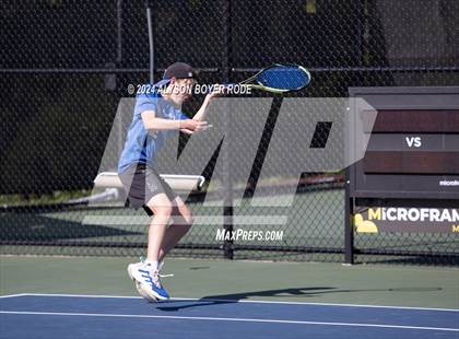 Thumbnail 1 in NCHSAA 1A Finals (Doubles) photogallery.