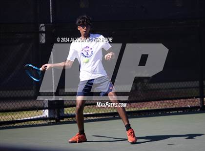 Thumbnail 1 in NCHSAA 1A Finals (Doubles) photogallery.