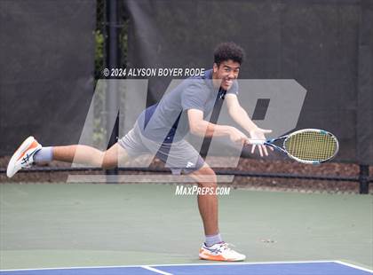 Thumbnail 2 in NCHSAA 1A Finals (Doubles) photogallery.