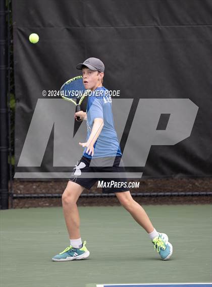Thumbnail 3 in NCHSAA 1A Finals (Doubles) photogallery.