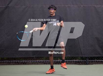 Thumbnail 3 in NCHSAA 1A Finals (Doubles) photogallery.