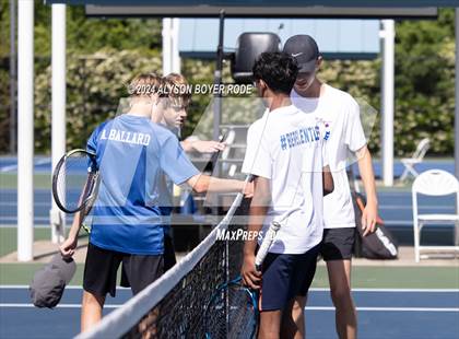 Thumbnail 2 in NCHSAA 1A Finals (Doubles) photogallery.