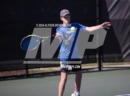 Thumbnail 1 in NCHSAA 1A Finals (Doubles) photogallery.