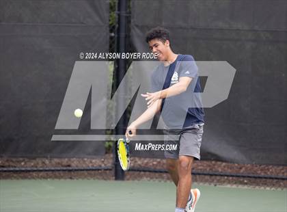Thumbnail 1 in NCHSAA 1A Finals (Doubles) photogallery.