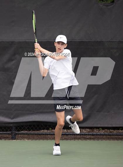 Thumbnail 1 in NCHSAA 1A Finals (Doubles) photogallery.