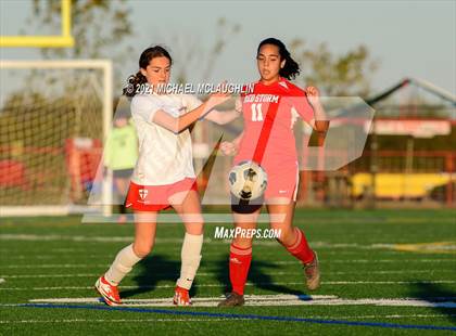 Thumbnail 1 in Monsignor McClancy vs St. John's Prep (GCHSAA Tier 2 City Final) photogallery.