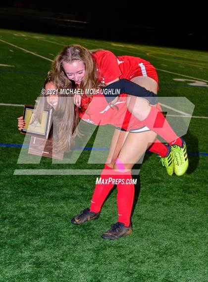 Thumbnail 2 in Monsignor McClancy vs St. John's Prep (GCHSAA Tier 2 City Final) photogallery.