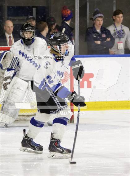 Thumbnail 2 in Brockport vs. Pelham Memorial (NYSPHSAA Division 2 Semifinal) photogallery.