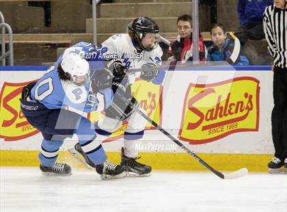 Thumbnail 2 in Brockport vs. Pelham Memorial (NYSPHSAA Division 2 Semifinal) photogallery.
