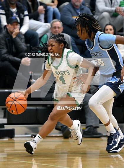 Thumbnail 2 in Centennial vs. St. Mary's (St. Mary's Stockton MLK Showcase) photogallery.