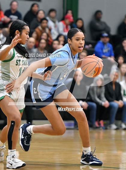 Thumbnail 1 in Centennial vs. St. Mary's (St. Mary's Stockton MLK Showcase) photogallery.