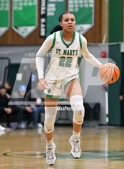 Thumbnail 3 in Centennial vs. St. Mary's (St. Mary's Stockton MLK Showcase) photogallery.