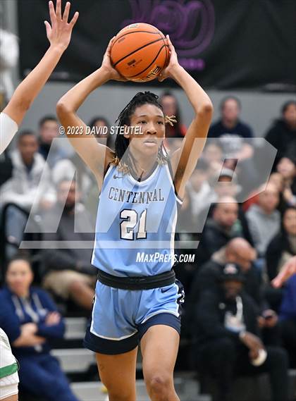 Thumbnail 3 in Centennial vs. St. Mary's (St. Mary's Stockton MLK Showcase) photogallery.