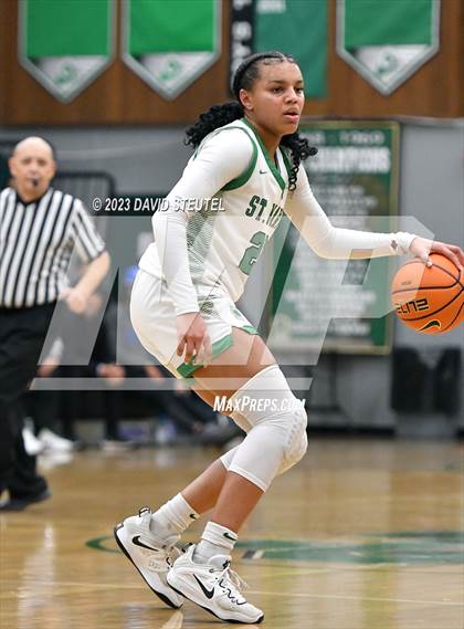 Thumbnail 3 in Centennial vs. St. Mary's (St. Mary's Stockton MLK Showcase) photogallery.