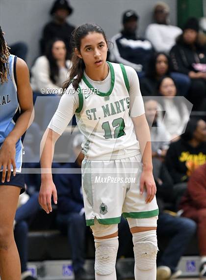 Thumbnail 2 in Centennial vs. St. Mary's (St. Mary's Stockton MLK Showcase) photogallery.