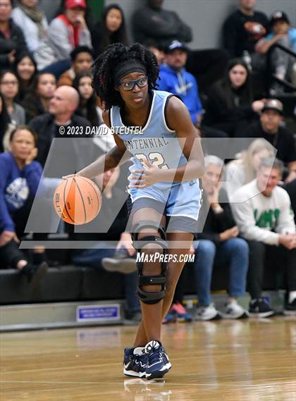 Thumbnail 1 in Centennial vs. St. Mary's (St. Mary's Stockton MLK Showcase) photogallery.