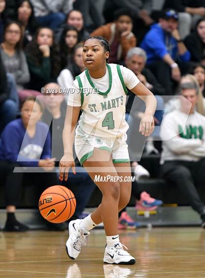 Thumbnail 3 in Centennial vs. St. Mary's (St. Mary's Stockton MLK Showcase) photogallery.