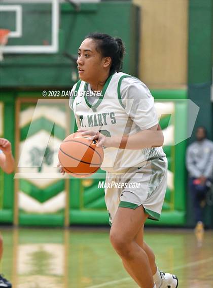 Thumbnail 1 in Centennial vs. St. Mary's (St. Mary's Stockton MLK Showcase) photogallery.