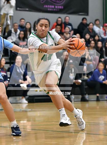 Thumbnail 1 in Centennial vs. St. Mary's (St. Mary's Stockton MLK Showcase) photogallery.