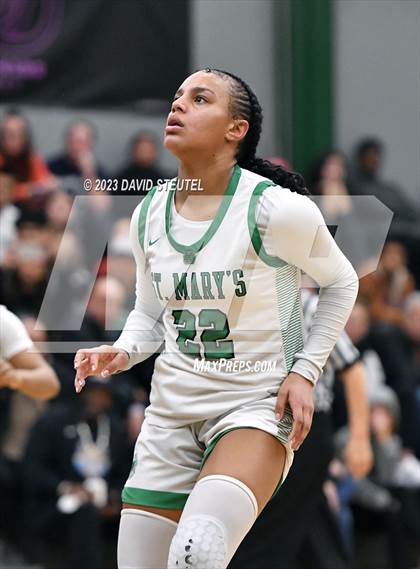 Thumbnail 1 in Centennial vs. St. Mary's (St. Mary's Stockton MLK Showcase) photogallery.