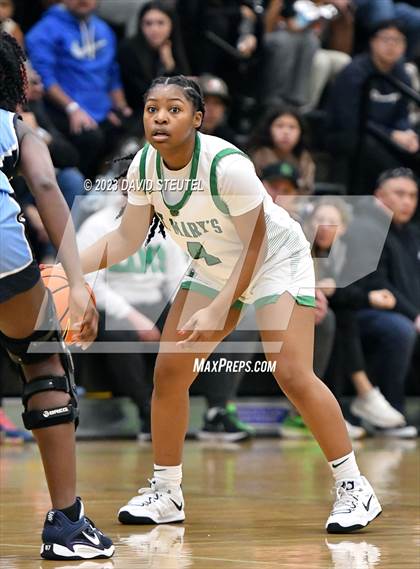 Thumbnail 3 in Centennial vs. St. Mary's (St. Mary's Stockton MLK Showcase) photogallery.