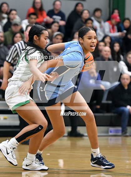 Thumbnail 3 in Centennial vs. St. Mary's (St. Mary's Stockton MLK Showcase) photogallery.