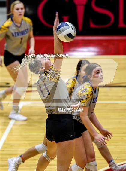 Thumbnail 3 in Veribest vs. Blum (UIL Volleyball 1A Semi-Finals)  photogallery.
