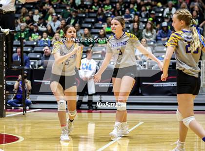 Thumbnail 3 in Veribest vs. Blum (UIL Volleyball 1A Semi-Finals)  photogallery.