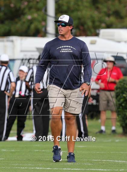 Thumbnail 2 in Coastal Christian Prep vs St.John's Christian (2016 Sertoma Classic) photogallery.
