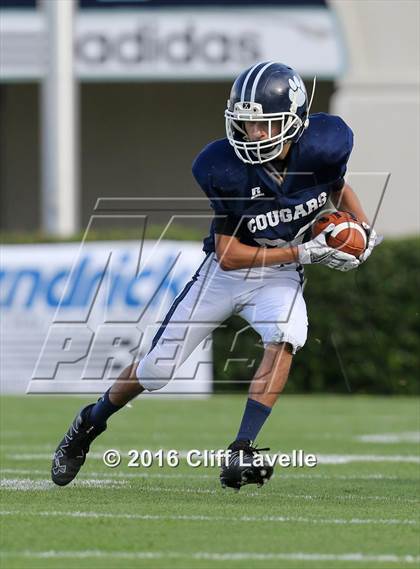 Thumbnail 3 in Coastal Christian Prep vs St.John's Christian (2016 Sertoma Classic) photogallery.