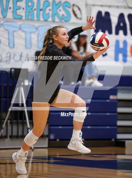 Thumbnail 2 in Prosper vs. Plano West (UIL 6A Volleyball Bi-District) photogallery.