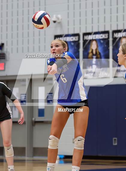 Thumbnail 1 in Prosper vs. Plano West (UIL 6A Volleyball Bi-District) photogallery.