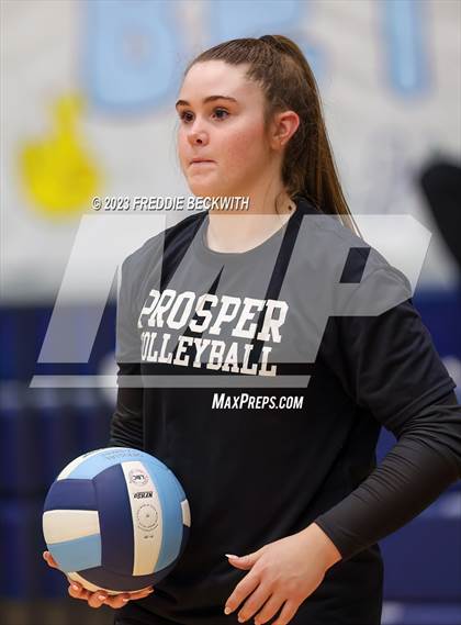 Thumbnail 3 in Prosper vs. Plano West (UIL 6A Volleyball Bi-District) photogallery.