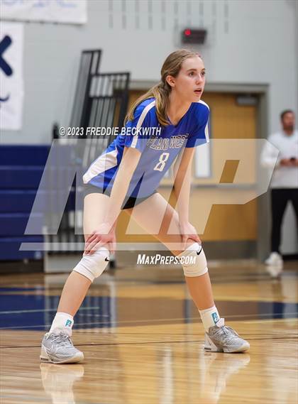 Thumbnail 3 in Prosper vs. Plano West (UIL 6A Volleyball Bi-District) photogallery.