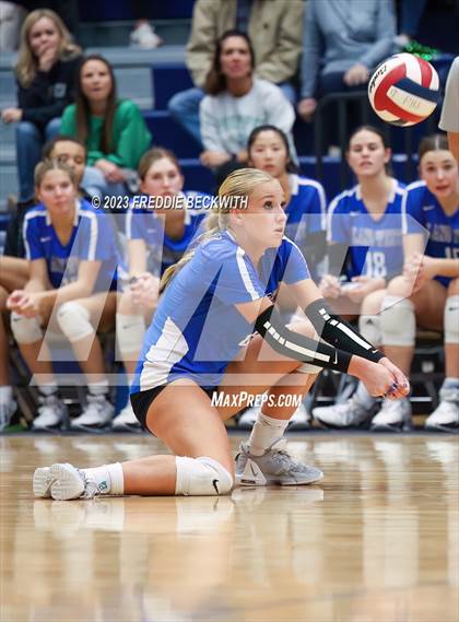 Thumbnail 1 in Prosper vs. Plano West (UIL 6A Volleyball Bi-District) photogallery.