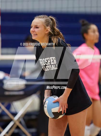 Thumbnail 1 in Prosper vs. Plano West (UIL 6A Volleyball Bi-District) photogallery.
