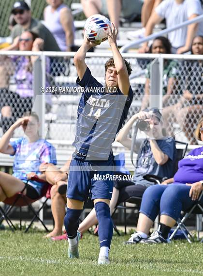 Thumbnail 1 in Muncie Central @ Delta (Scrimmage) photogallery.