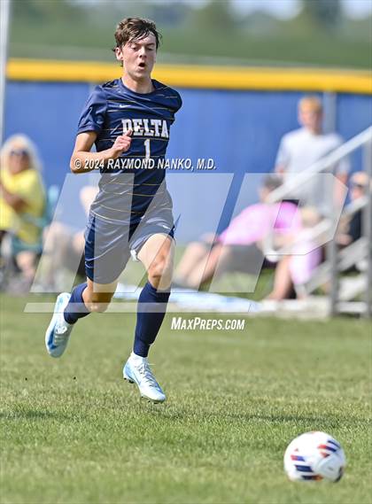 Thumbnail 2 in Muncie Central @ Delta (Scrimmage) photogallery.