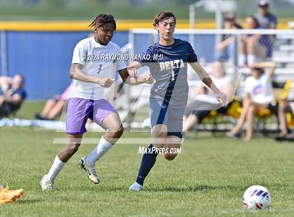 Thumbnail 3 in Muncie Central @ Delta (Scrimmage) photogallery.