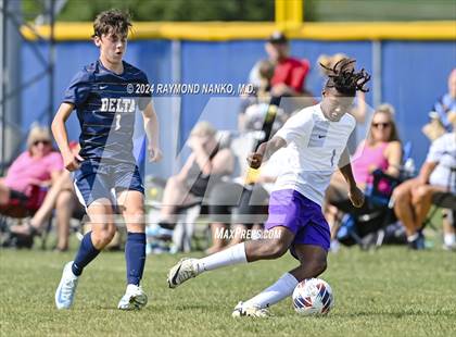 Thumbnail 2 in Muncie Central @ Delta (Scrimmage) photogallery.