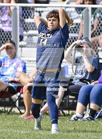 Thumbnail 3 in Muncie Central @ Delta (Scrimmage) photogallery.