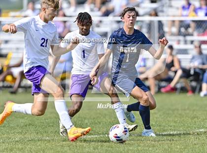Thumbnail 2 in Muncie Central @ Delta (Scrimmage) photogallery.