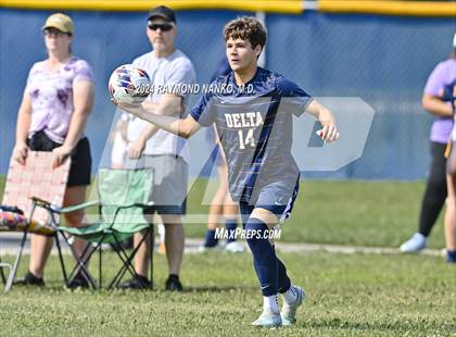 Thumbnail 2 in Muncie Central @ Delta (Scrimmage) photogallery.