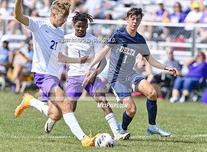 Thumbnail 3 in Muncie Central @ Delta (Scrimmage) photogallery.