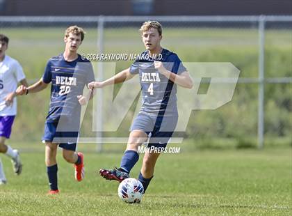 Thumbnail 3 in Muncie Central @ Delta (Scrimmage) photogallery.