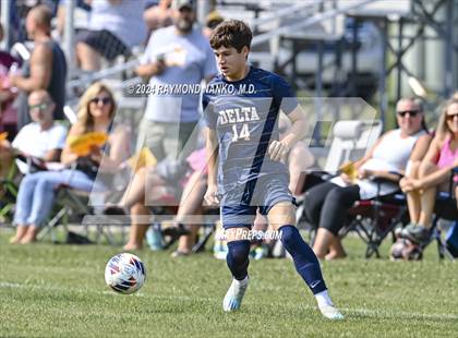 Thumbnail 2 in Muncie Central @ Delta (Scrimmage) photogallery.