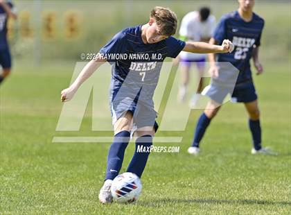 Thumbnail 2 in Muncie Central @ Delta (Scrimmage) photogallery.